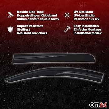 WeatherTech Side Window Deflectors For 2019+ Mercedes Sprinter Vans (80940IM
