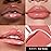 Depuplum Nude Pink Lipstick for Women Hydrate Glossy Lipstick Moisture Lip Gloss Sheer-Medium Coverage Long Lasting Lipsticks for Dry Lips,DM70 Peach Nude