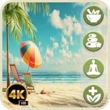 リラックスできるビーチの雰囲気 - 夏休みと柔らかな音楽