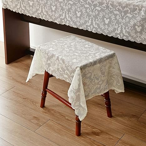 Amazon Co Jp ベルメゾン ディズニー ピアノ椅子カバー レース 椅子カバー 楽器 音響機器