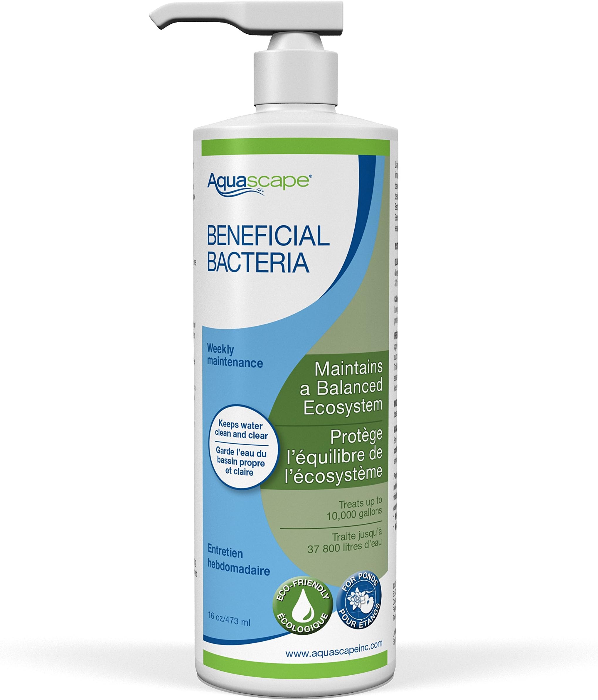 Beneficial Bacteria Liquid Water Treatment for Ponds and Water Gardens (16 Oz / 473 ml)