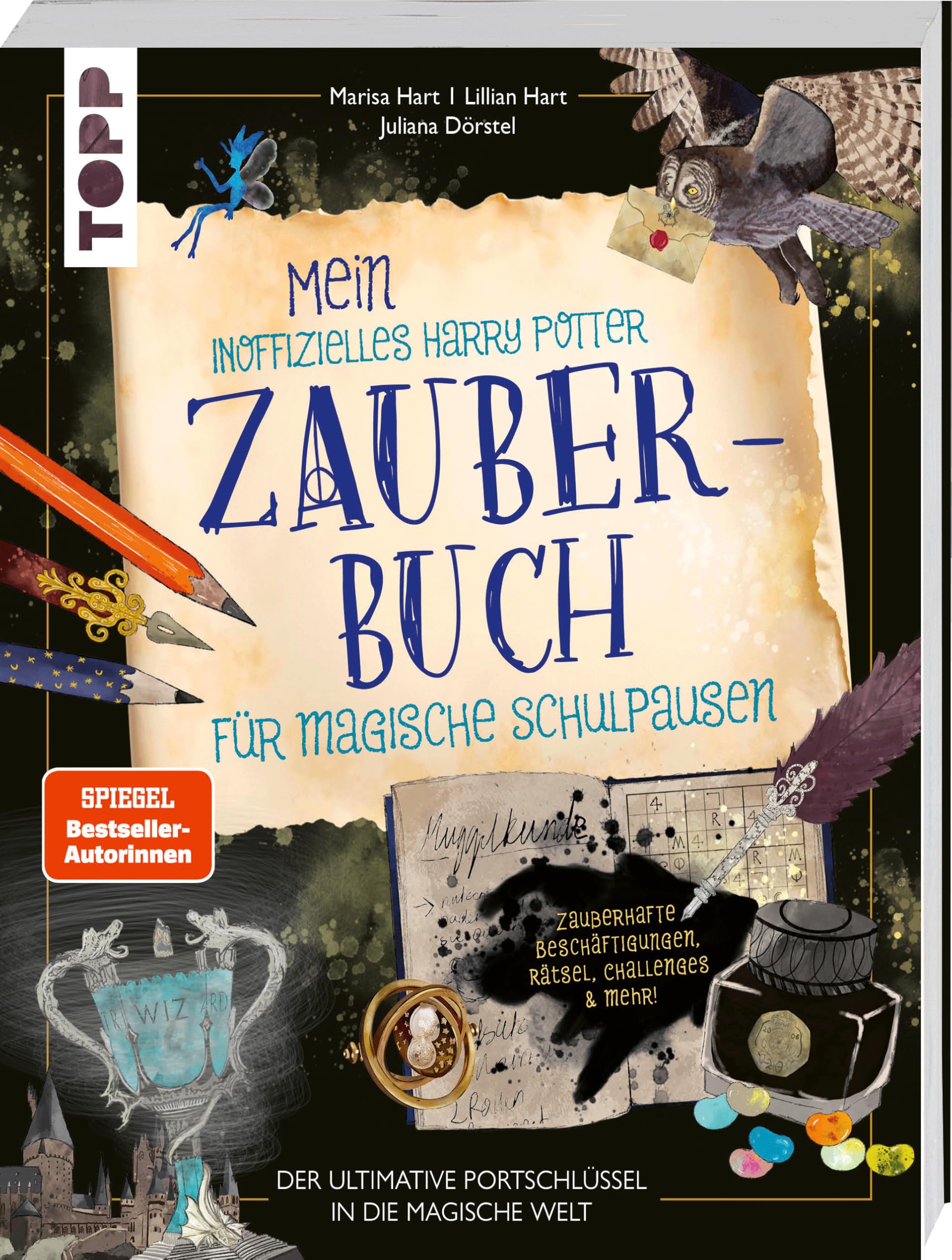 Mein inoffizielles Harry-Potter-Zauberbuch für magische Schulpausen. Zauberhafte Beschäftigungen, Rätsel, Challenges und mehr.: Der ultimative Portschlüssel in die magische Welt!