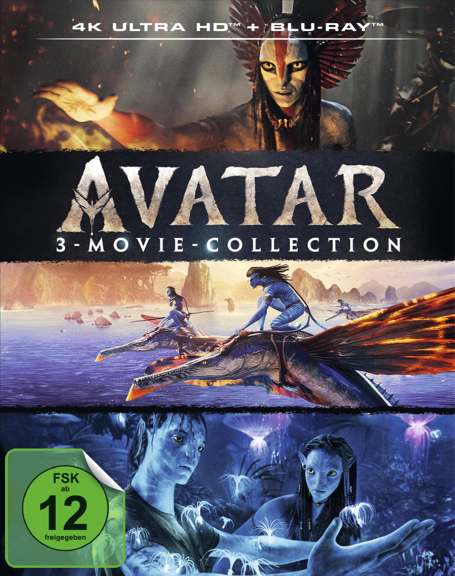 Avatar 3-Movie-Collection 4K UHD + Blu-ray