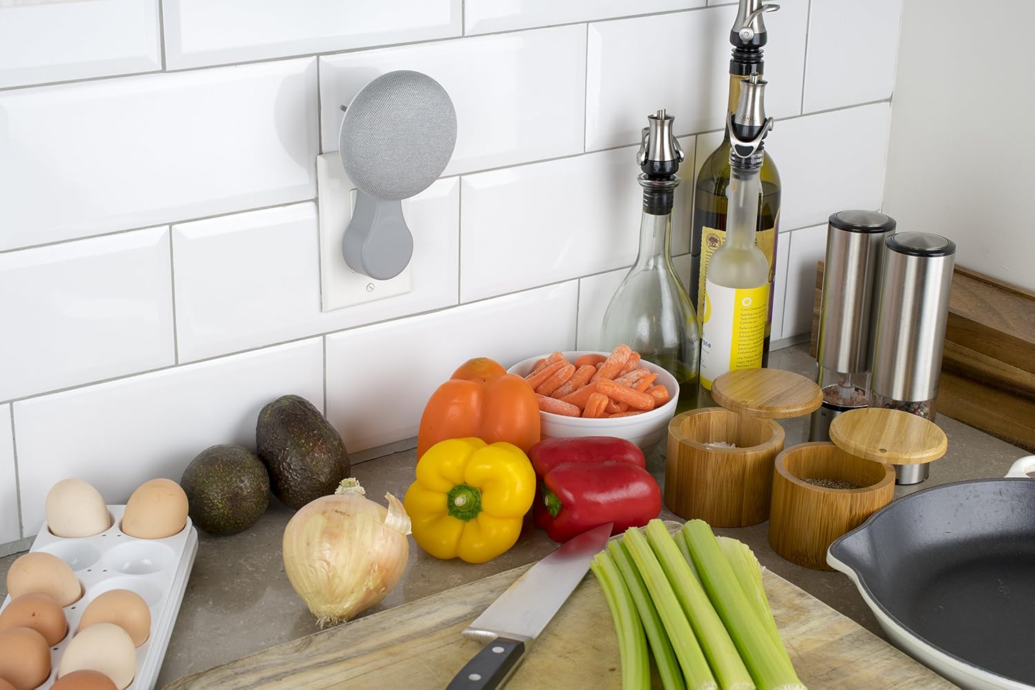 Nothing Like This Mini - Plug-in Mount - Google Home Mini Accessory (Charcoal)