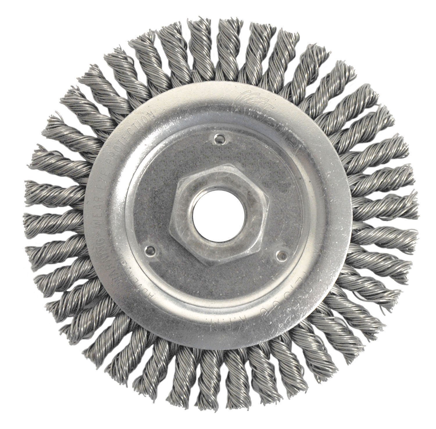 Weiler 804-79801 Dually Stringer Bead Knot Wire Wheel, 4 1/2
