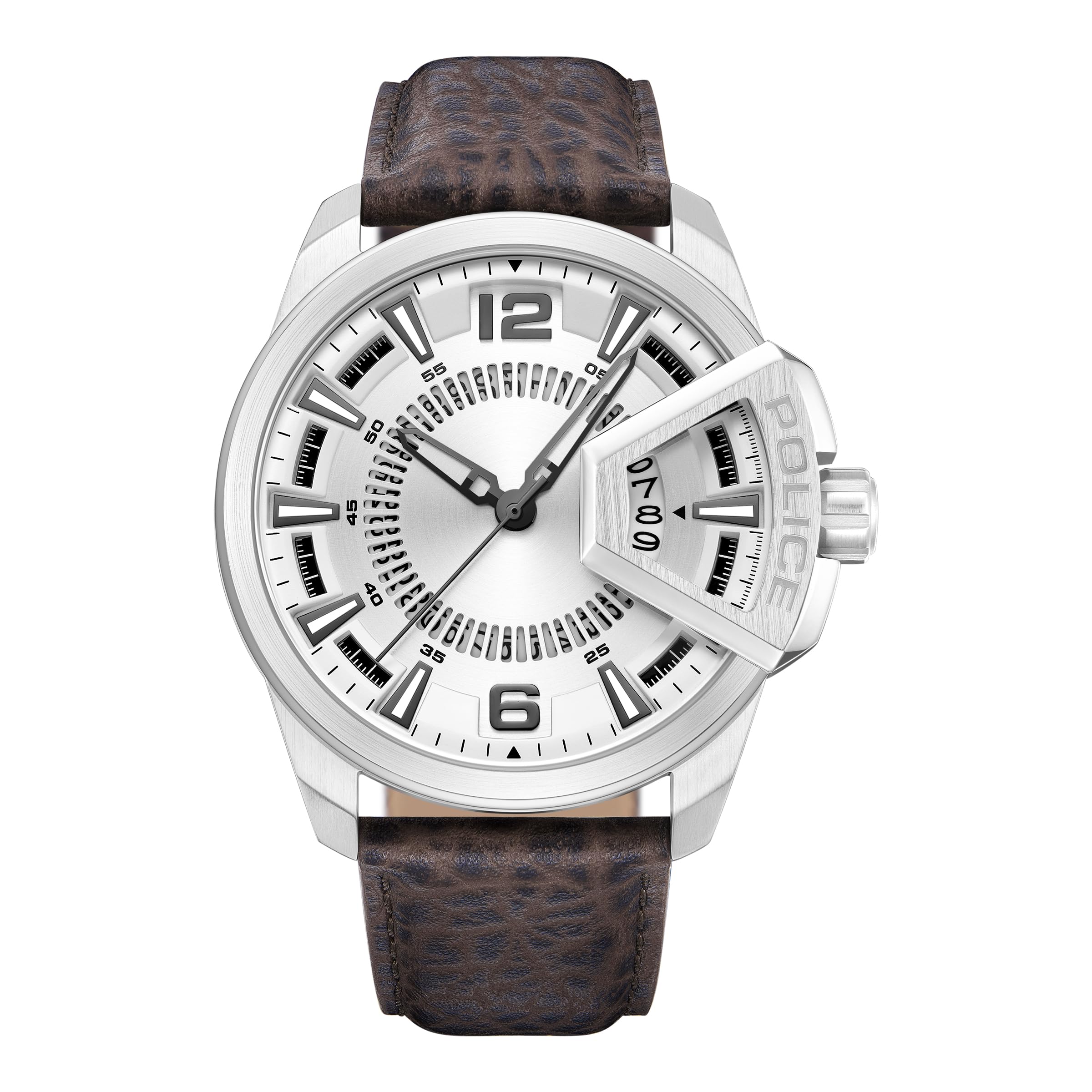 police Quartz Multifunction Brown DIAL Leather Strap Watch for Men-PLPEWJB0005601W-picture-39