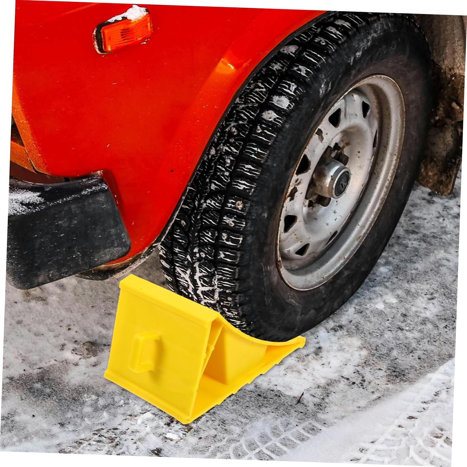 Wheel Chocks for and Rvs Heavy Duty Chock Blocks Handle Campervan for Tire Protection