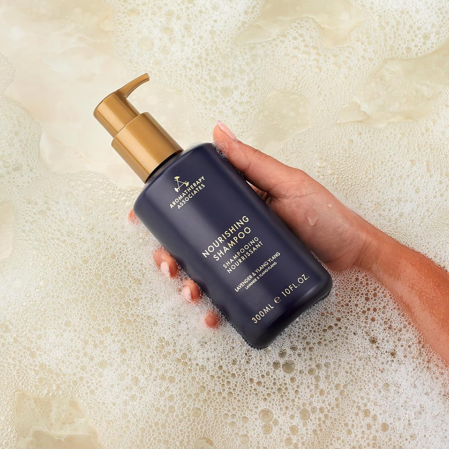 Aromatherapy Associates Balance Replenishing Shampoo, Hydrating Vegan Shampoo for Women and Men with Lavender & Ylang Ylang, Daily Hair Care for Oily or Dry Hair, 10 fl oz