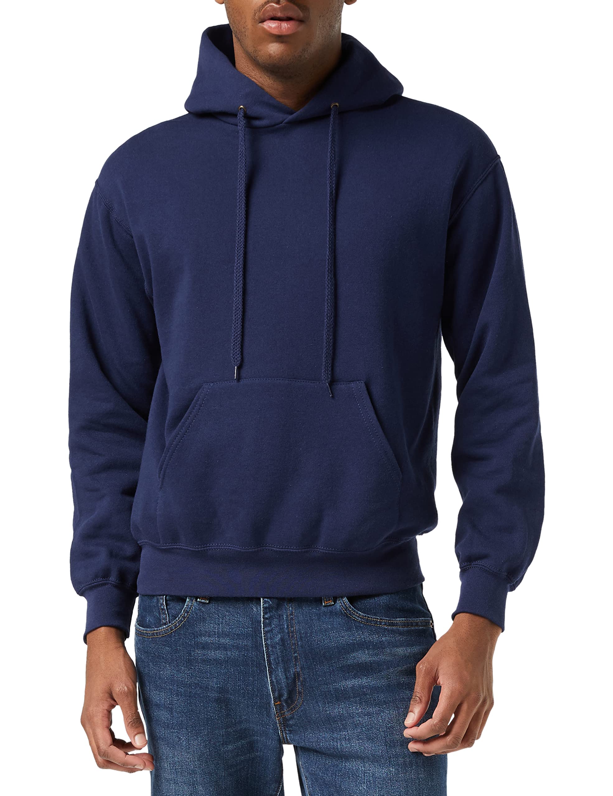 Fruit Of The Loom Men's Navy Classic Hooded Sweatshirt, 3XL