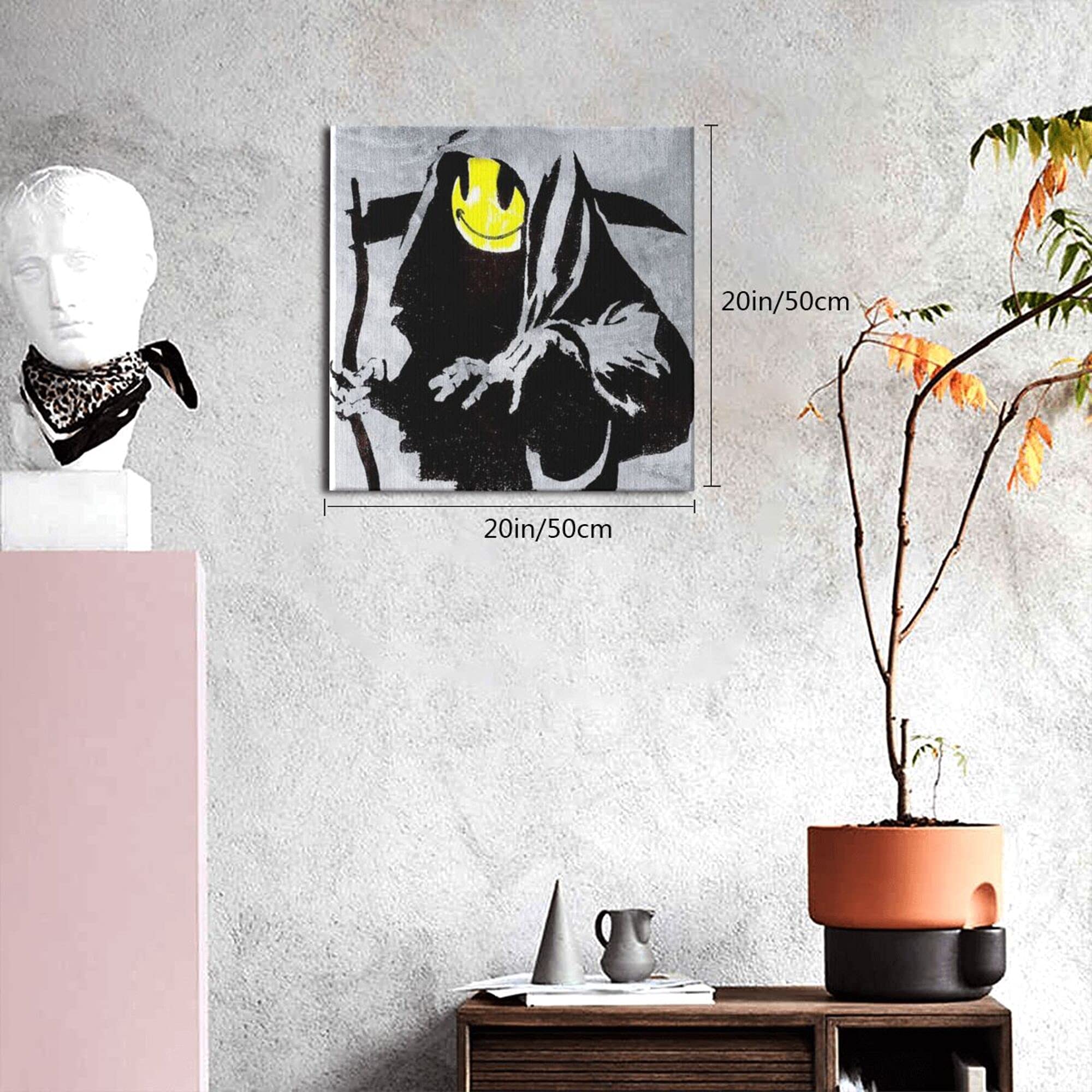 BANKSY☆ 死神 ポスター☆full colour Black☆ BANKSY☆ 死神 ポスター☆full colour Black☆
