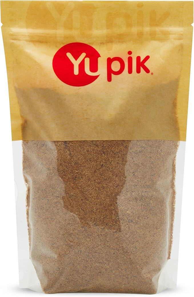 Yupik Ground Flax Seed Meal, 1kg, Raw, Vegan, Kosher, Source of Fiber, Cholesterol-free, Nutty Flavor, Perfect for Baking & Topping