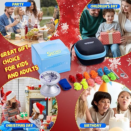 Miniatura 33 de MAGICYOYO V13 DEEPSPIN Yoyo Bimaterial para niños de 8 a 12 años, Yoyo profesional de doble función para todos los niveles de habilidad, Yo-yo de