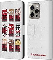 Vista 101 de Head Case Designs Funda de piel con licencia oficial de AC Milan Dream Big Children compatible con Apple iPhone 13 Mini