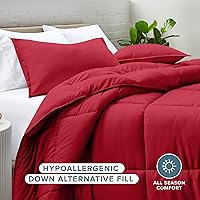 Vista 269 de Bare Home Comforter Set - King/California King Size - Ultra-Soft - Goose Down Alternative - Premium 1800 Series - All Season Warmth