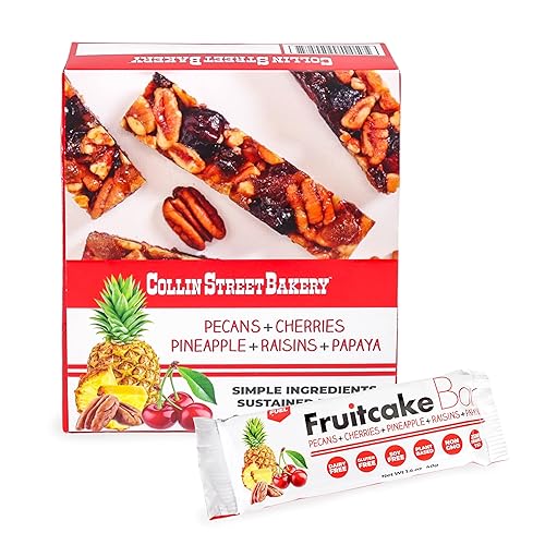 Collin Street Bakery Fruitcake Bar - Chewy Breakfast Bar &