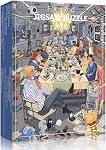 HUADADA Puzzles 1000 Pieces Adult, Bunny Burrow Town 1000 Piece Jigsaw Puzzles - Challenging Family Game, Home Decor & Gift Idea