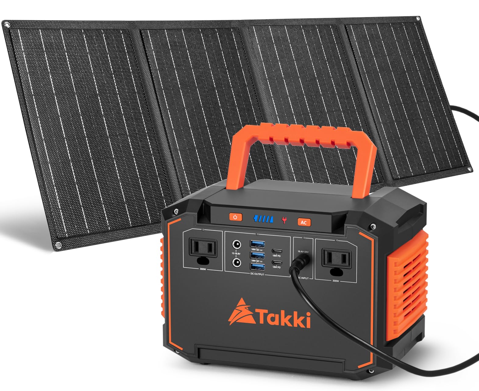 Amazon.com: Takki 300W Solar Generator 240Wh Portable Power