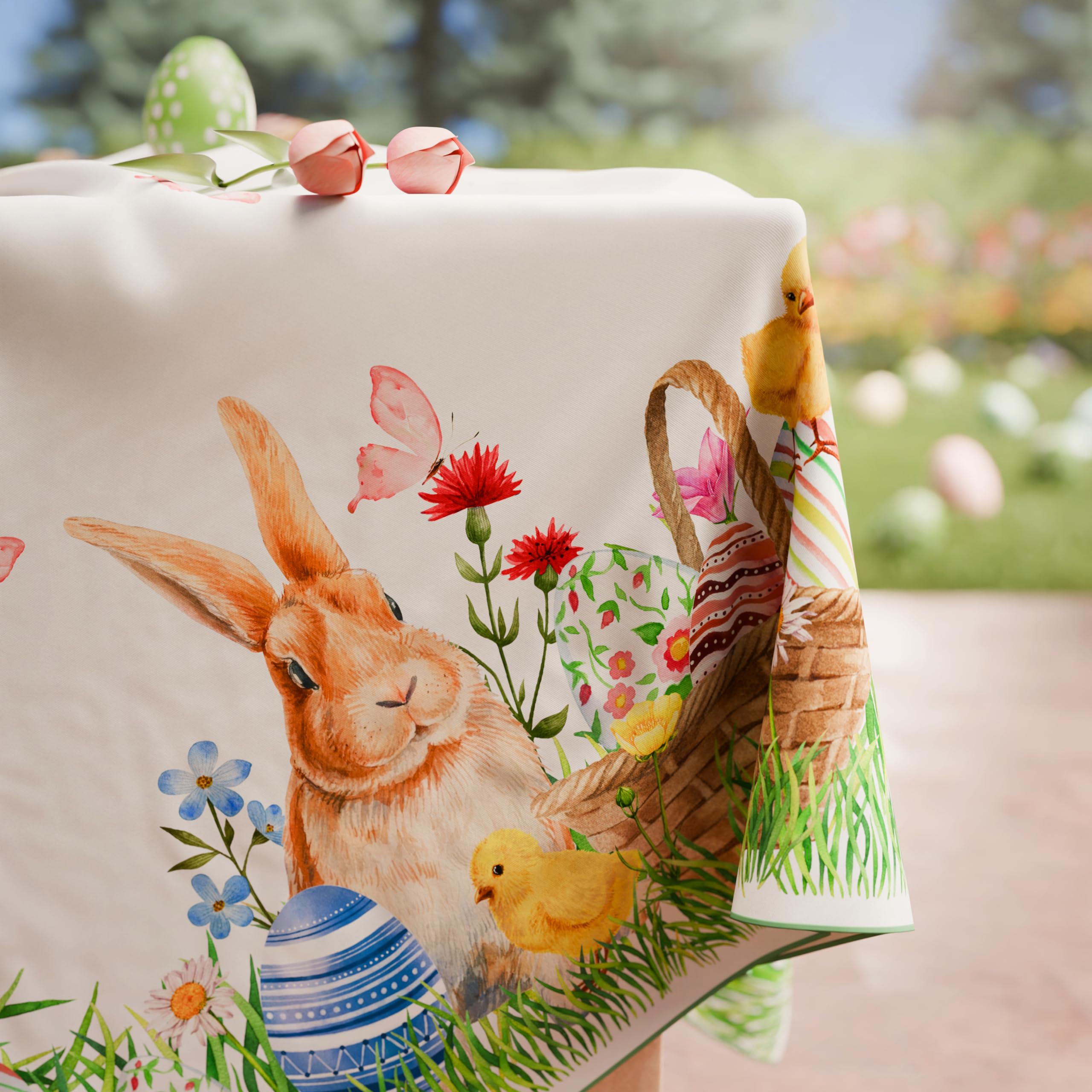 Nappe Nappe De Table Nappe Rectangulaire Nappe Anti-Taches, 140x240 Cm, Tropical Gold, 100% Made