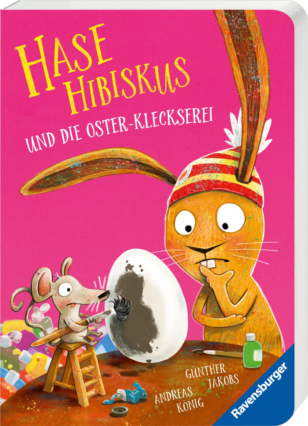 Hase Hibiskus: Die Oster-Kleckserei - Ostergeschenk für Kinder ab 3 Jahren