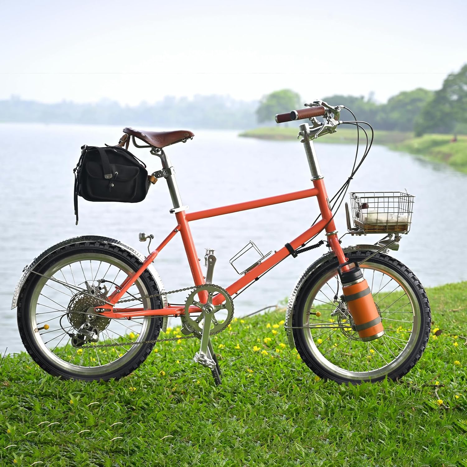 YUNSCM 2-PCS 20" Tires 20x2.30/58-406 Compatible with 20x2.25 20 x 2.30 All-Terrain Directional Tread Bicycle Tires (Y-1215)