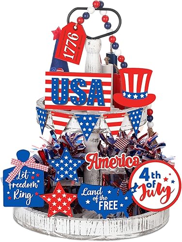 15 piezas de decoración de bandeja escalonada para el día de San Patricio bandeja escalonada para el día de San Patricio bandejas de trébol letreros