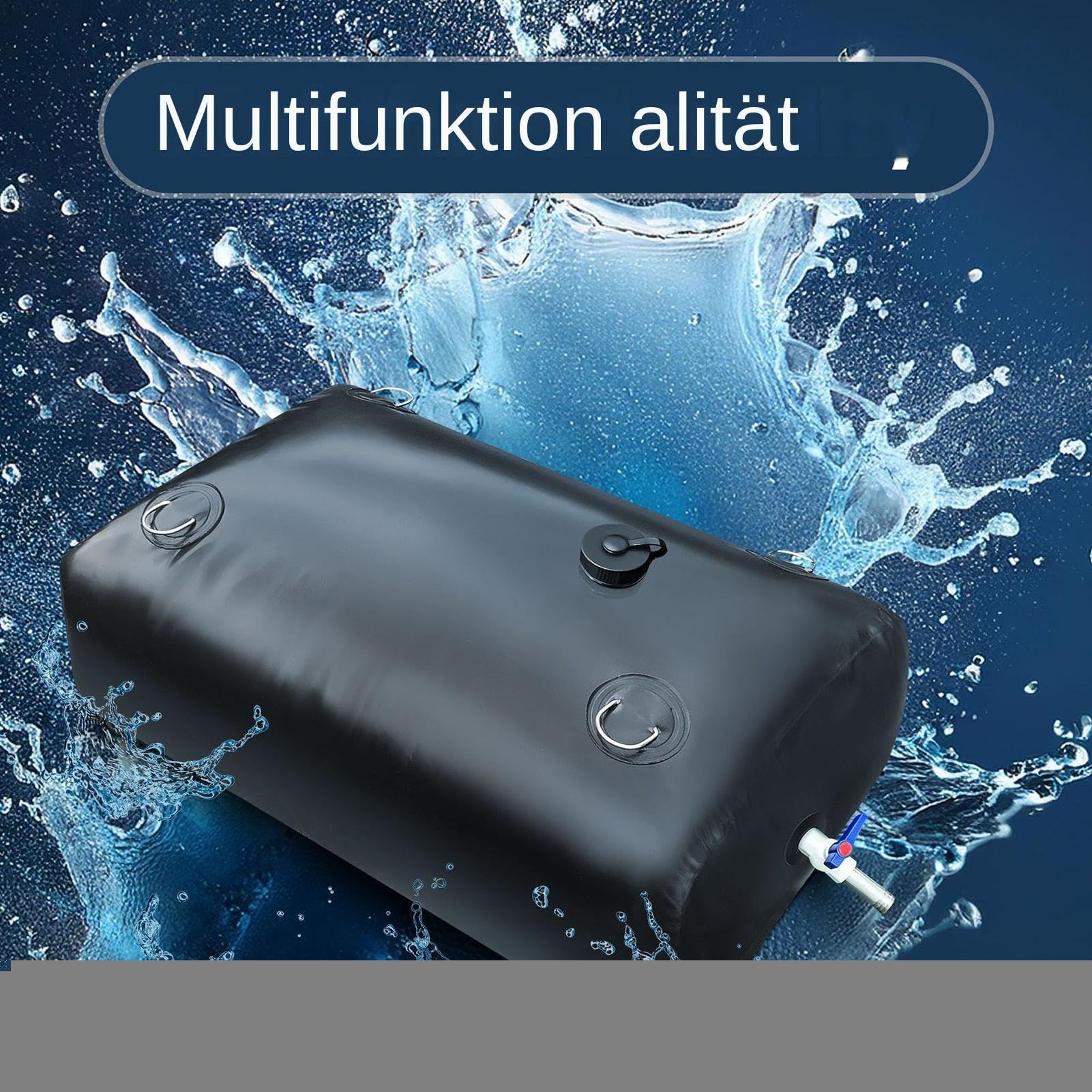 Depósito para agua plegable Bolsa Depósito Plegable Portátil de 110L