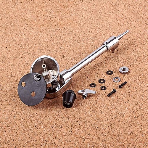 Miniatura 5 de Soporte de pierna de tambor de metal, pieza de repuesto, soporte de altura ajustable, accesorios plateados portátiles para una fácil instalación