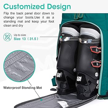 美品　５５L　スノーボード　バッグ 　ブーツバッグ付き Amazon.co.jp: SEMSTY スキーブーツバッグ 55L 防水スノーボード