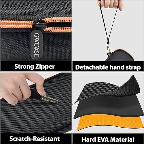 Miniatura 7 de GWCASE Funda compatible con 3Doodler Start+ Essentials (2024 2023) bolígrafo de impresión 3D para niños, organizador de viaje para paquetes de