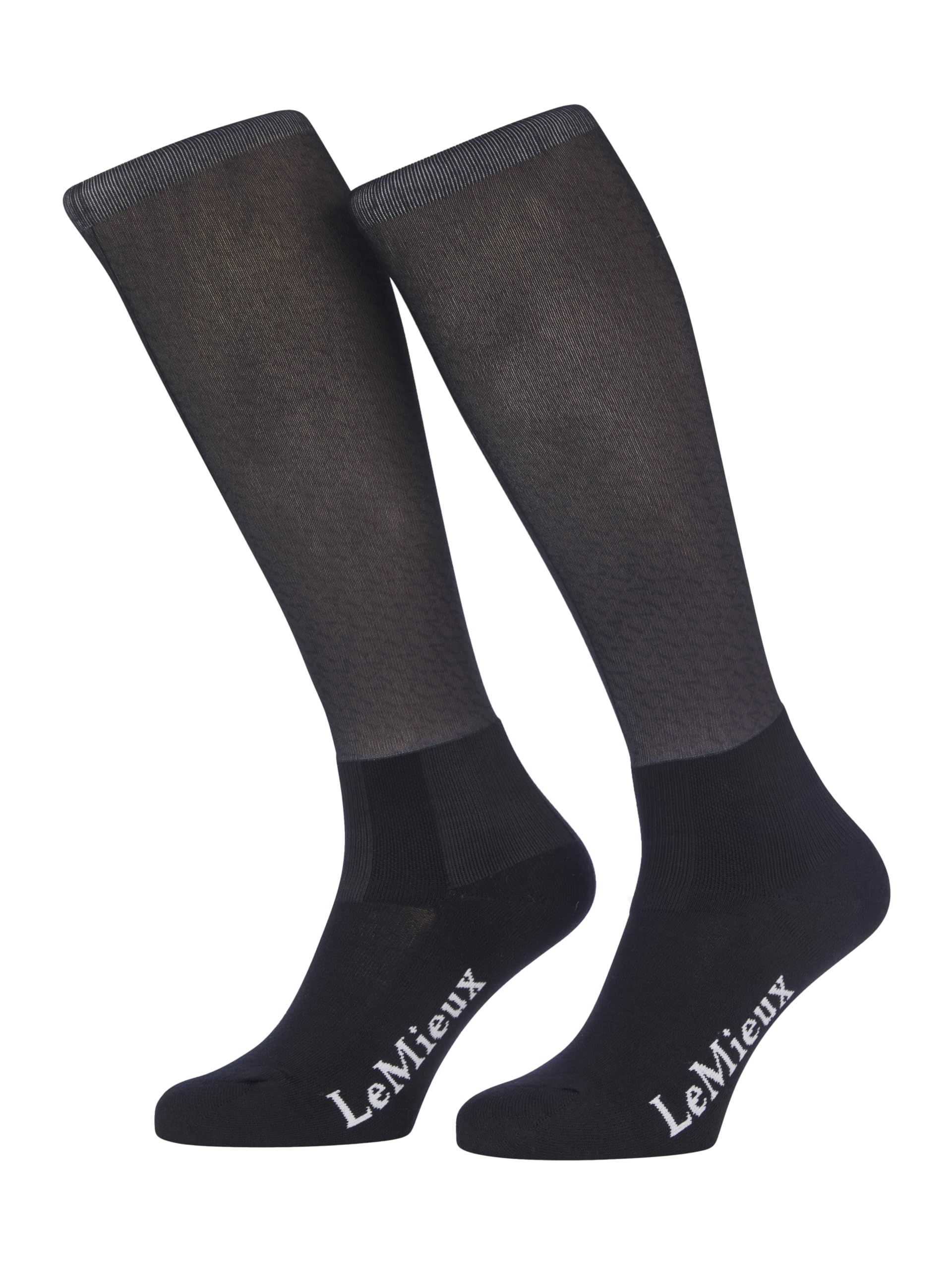 Lemieux Girls Noir Riding Socks Footsie
