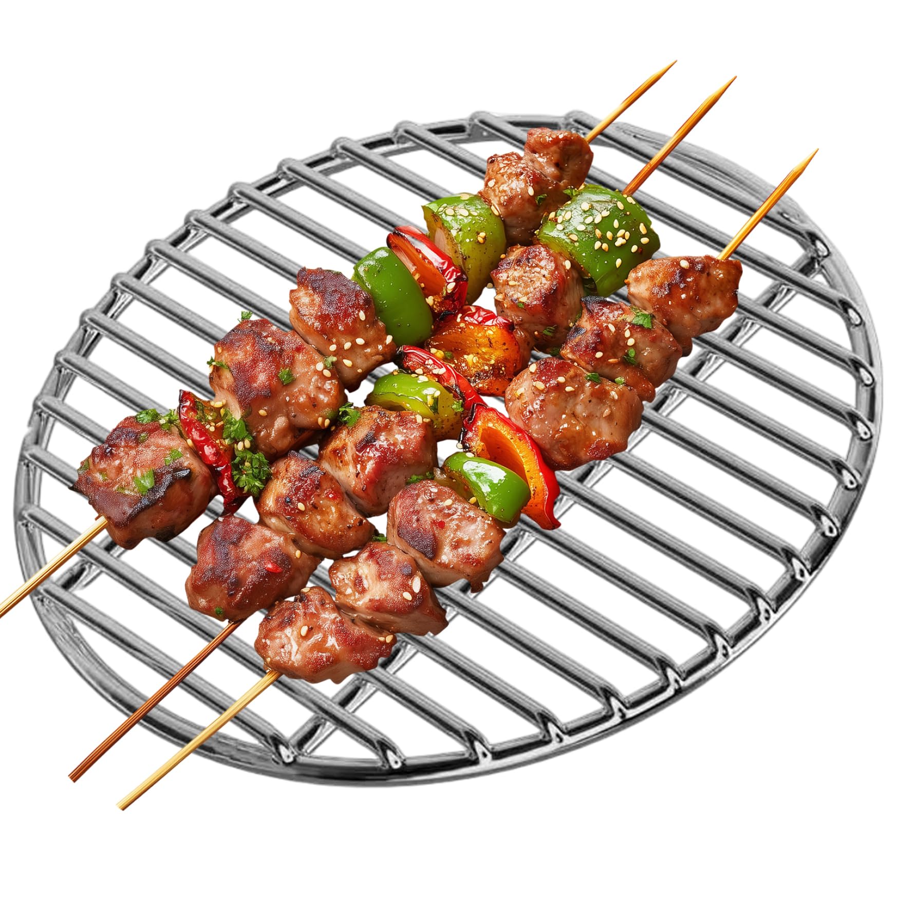 Grille de gril en acier inoxydable résistant de 13 pouces pour cuisson
