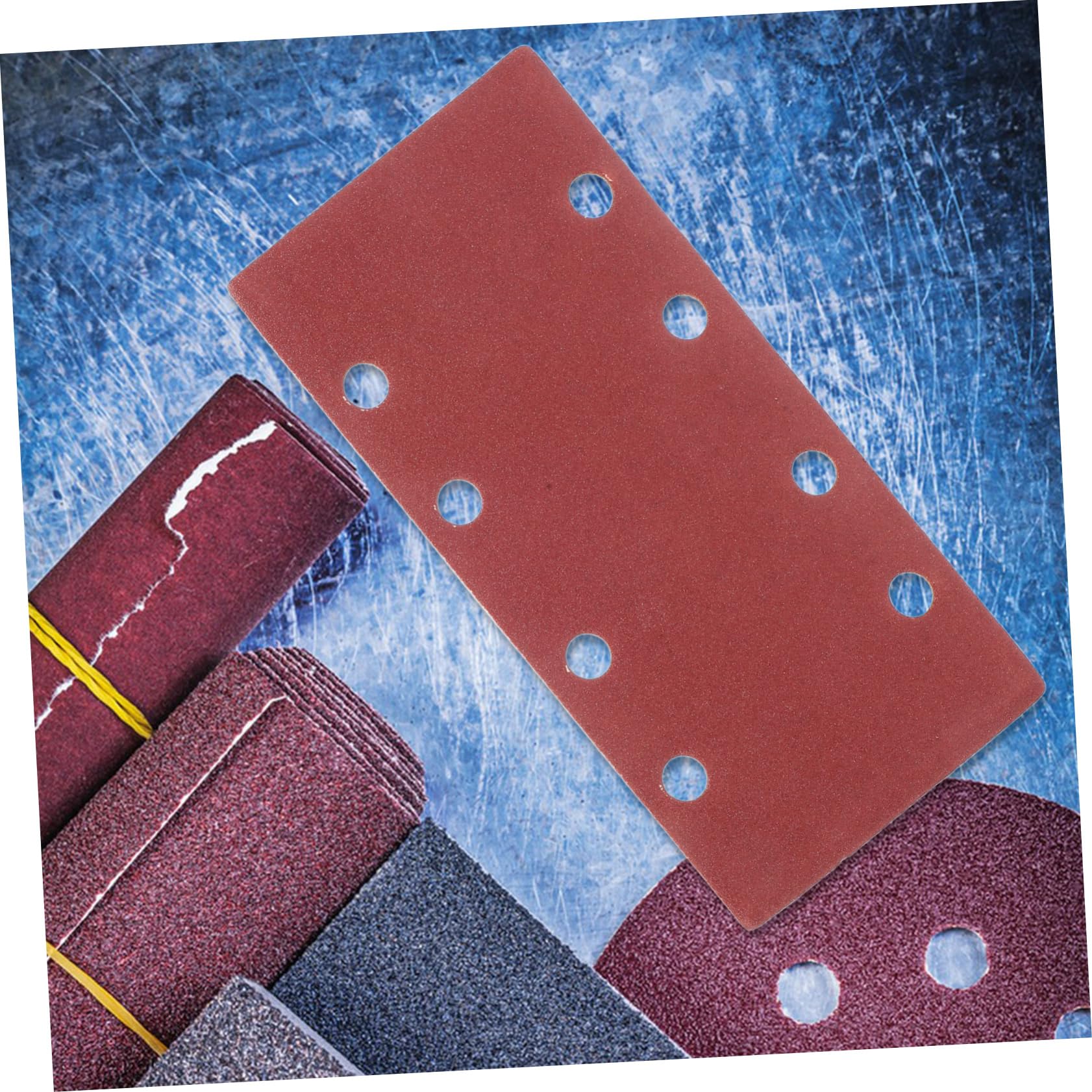 Alipis 100pièces Disques Abrasifs Papier De Assortiment De Papiers à Poncer Pour Menuiserie Et Automobile Grain Finition Lisse Et Détails Précis Utilisation Humide Et Sèche