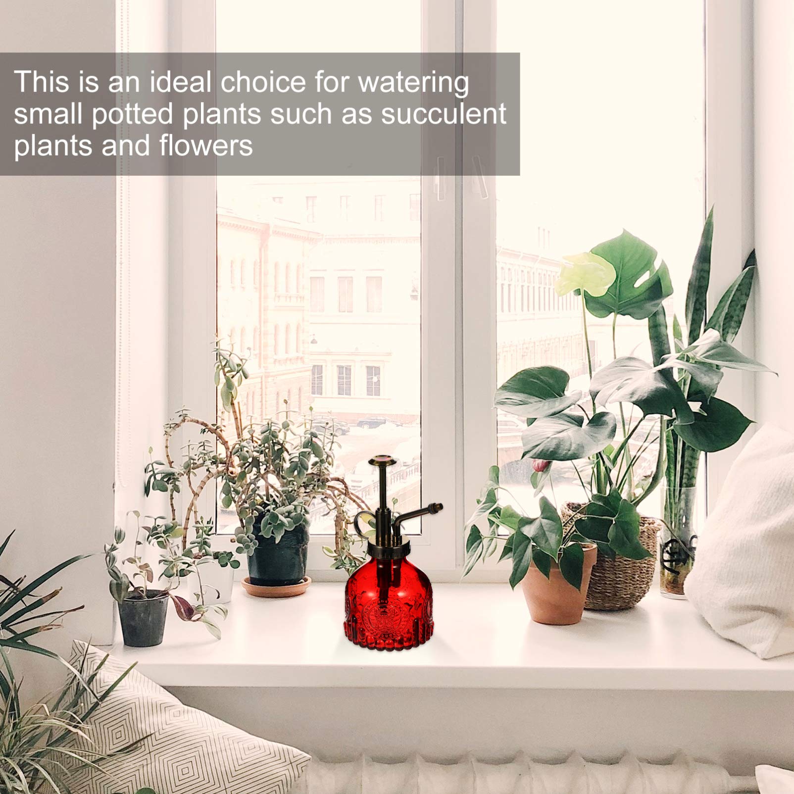 blomus Watering Can Colibri | Colour Mourning Dove | 1 Litre | Design Watering Can for Home and Garden