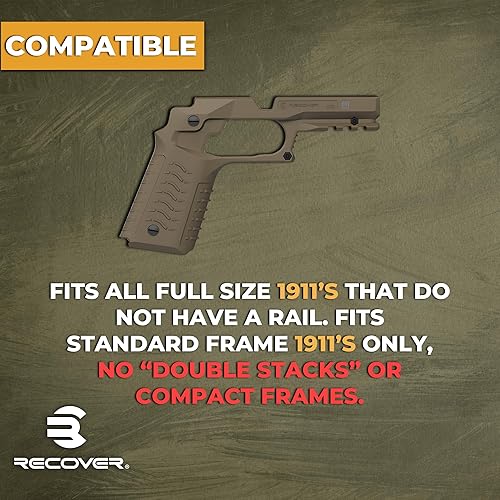 Miniatura 4 de Sistema de agarre y riel Recover Tactical CC3 H 1911