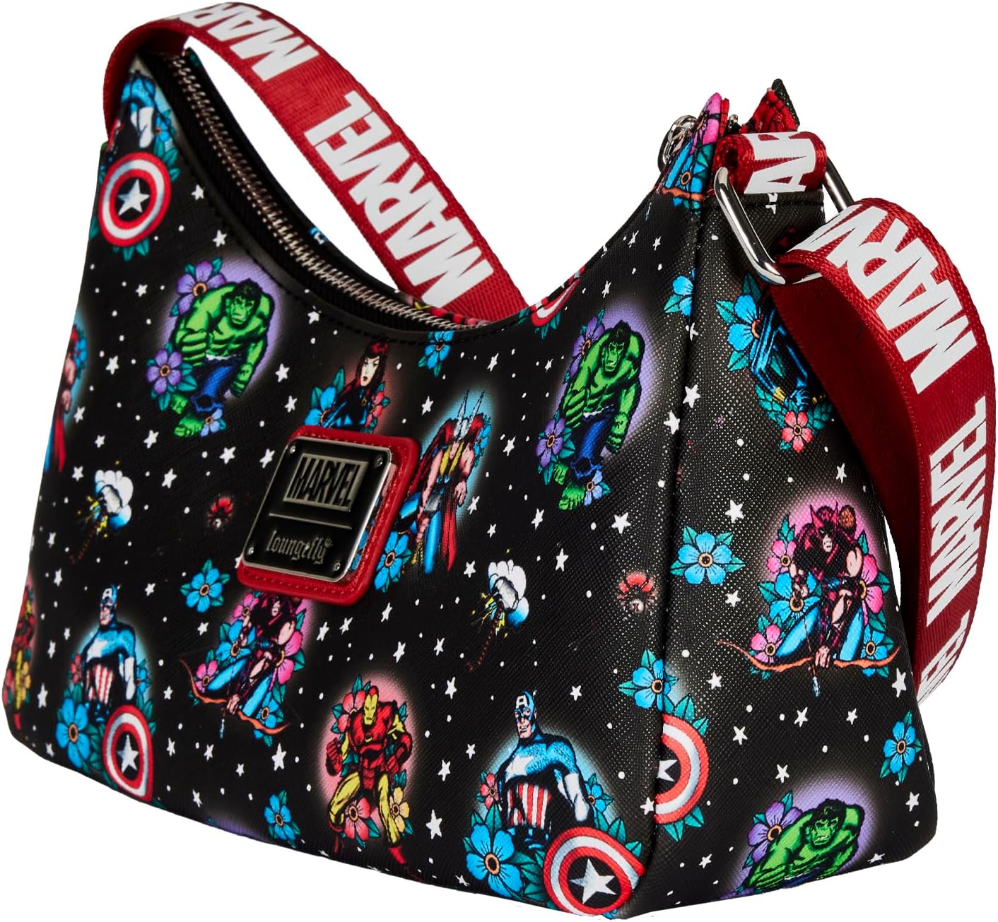 Loungefly Marvel Avengers Tattoo Shoulder Bag