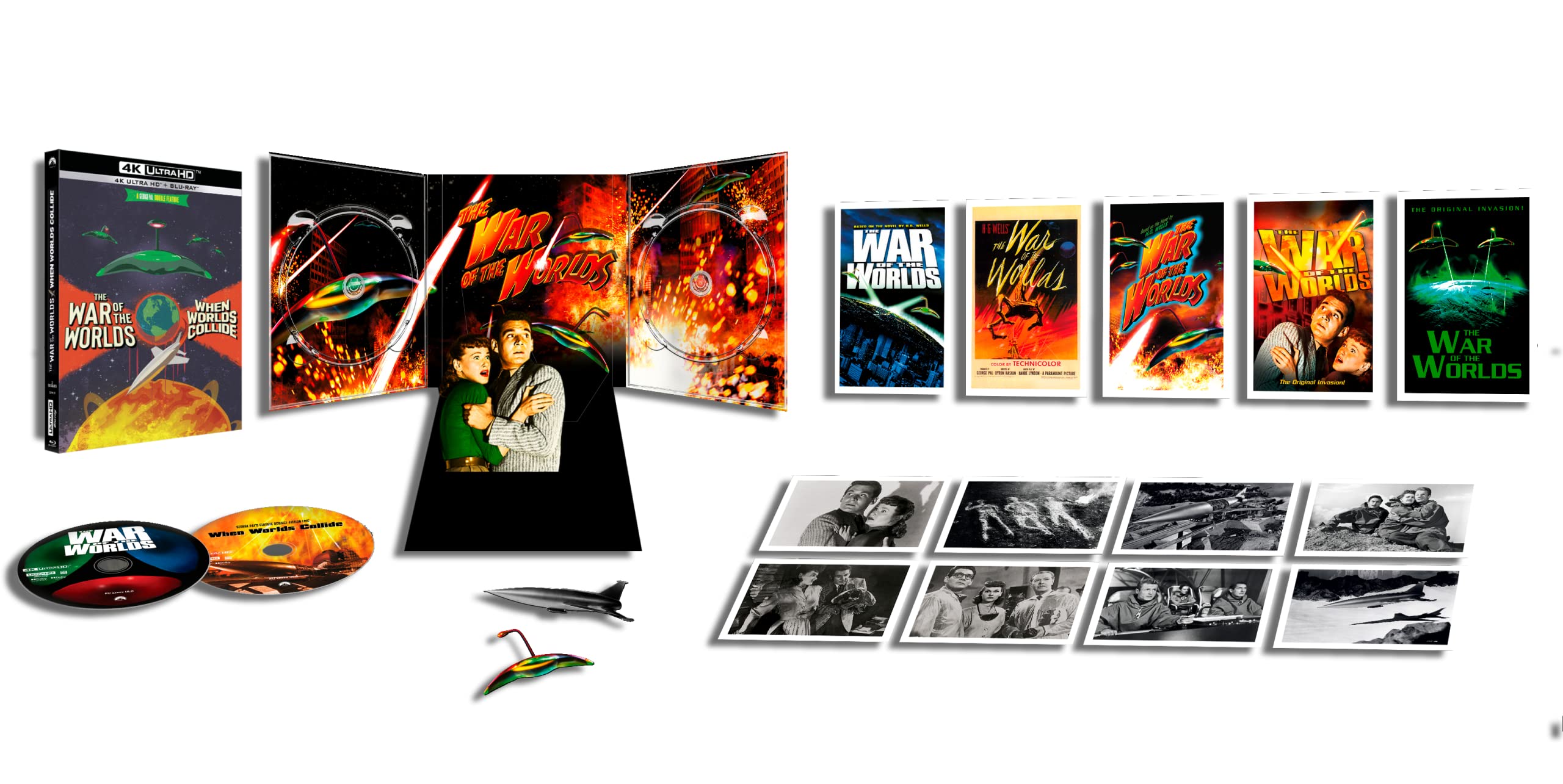 La Guerre des mondes (1953) + Le Choc des mondes (1951) [Digipack collector - 4K Ultra HD + Blu-ray]