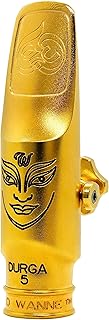 Theo Wanne Durga 5 Alto Saxophone Mouthpiece - Long Step Baffle & Large Chamber - Sensual Tone - Great for Jazz, R&B, and Rock & Roll - Includes Reed Replacer Cap