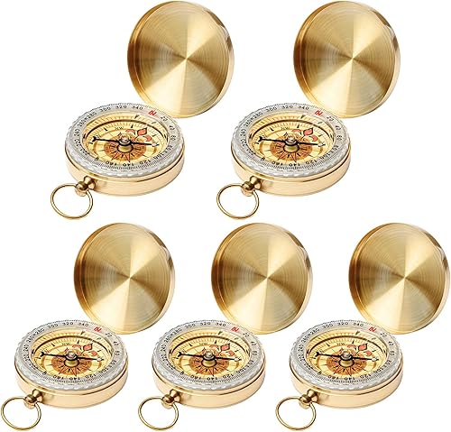 Qi Mei Brújula de supervivencia para acampar, brújula de bolsillo de metal para niños, brújula para senderismo, camping, caza, herramienta de disponible en Yaxa Venezuela