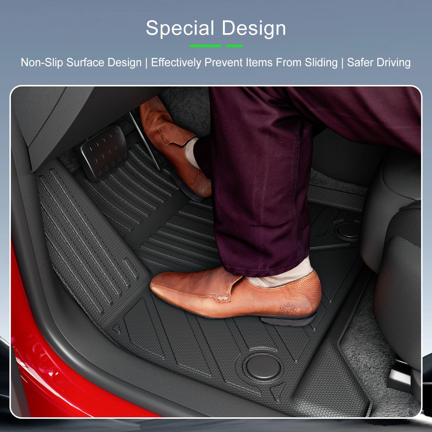 7-Seat Floor Mat Compatible with 2024-2026 Chevy Traverse GMC Acadia 25 26 Buick Enclave Backrest Trunk Cargo Mat Cargo Liner Floor Liner Replacement for 2024-2026 Chevy Traverse Accessories - Image 4