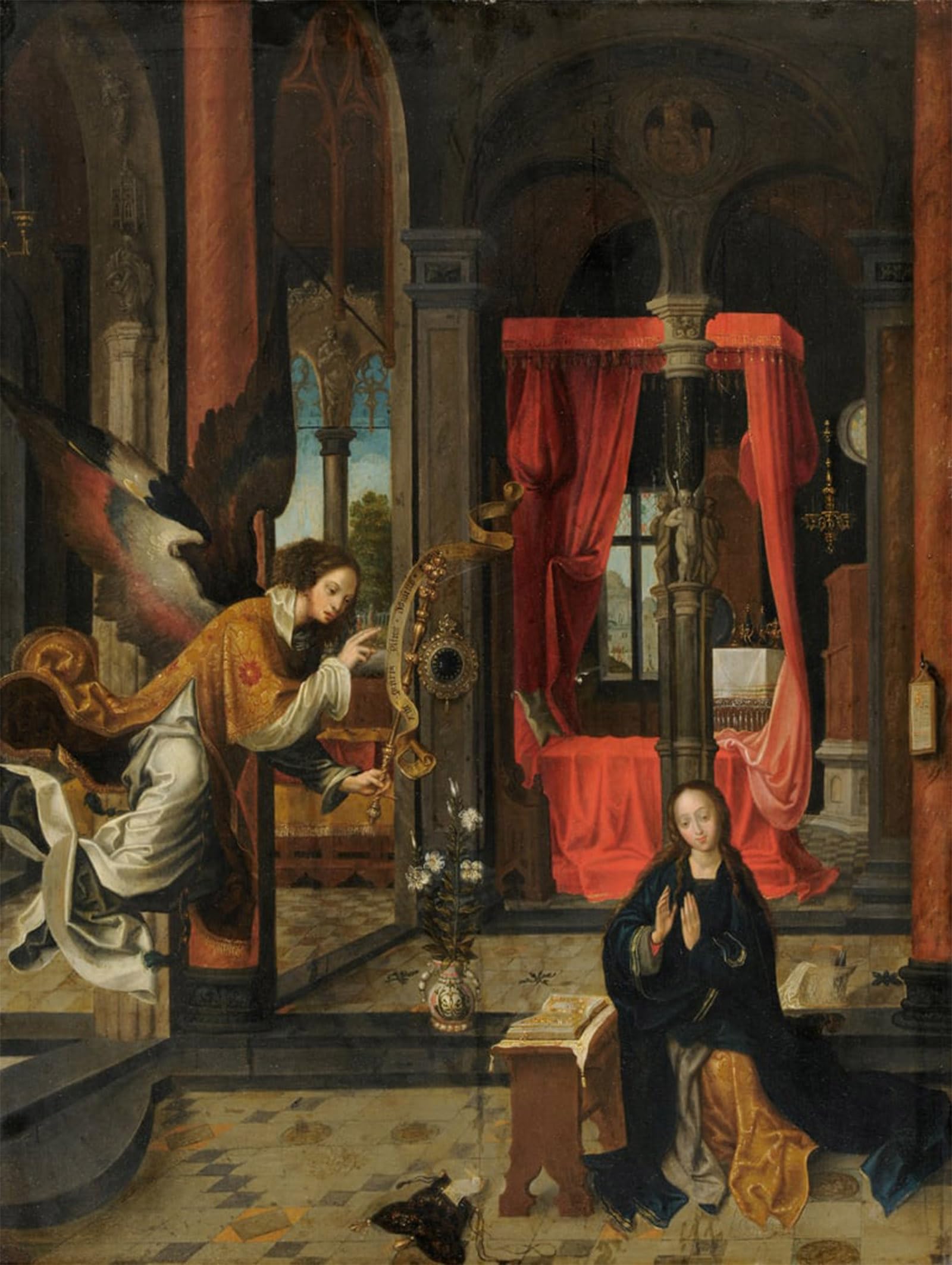 POSTERIIk Famous Animal Posters Vintage Picture the Annunciation by Jan De Beer Modern Wall Decor for Home Decor 60x90cm