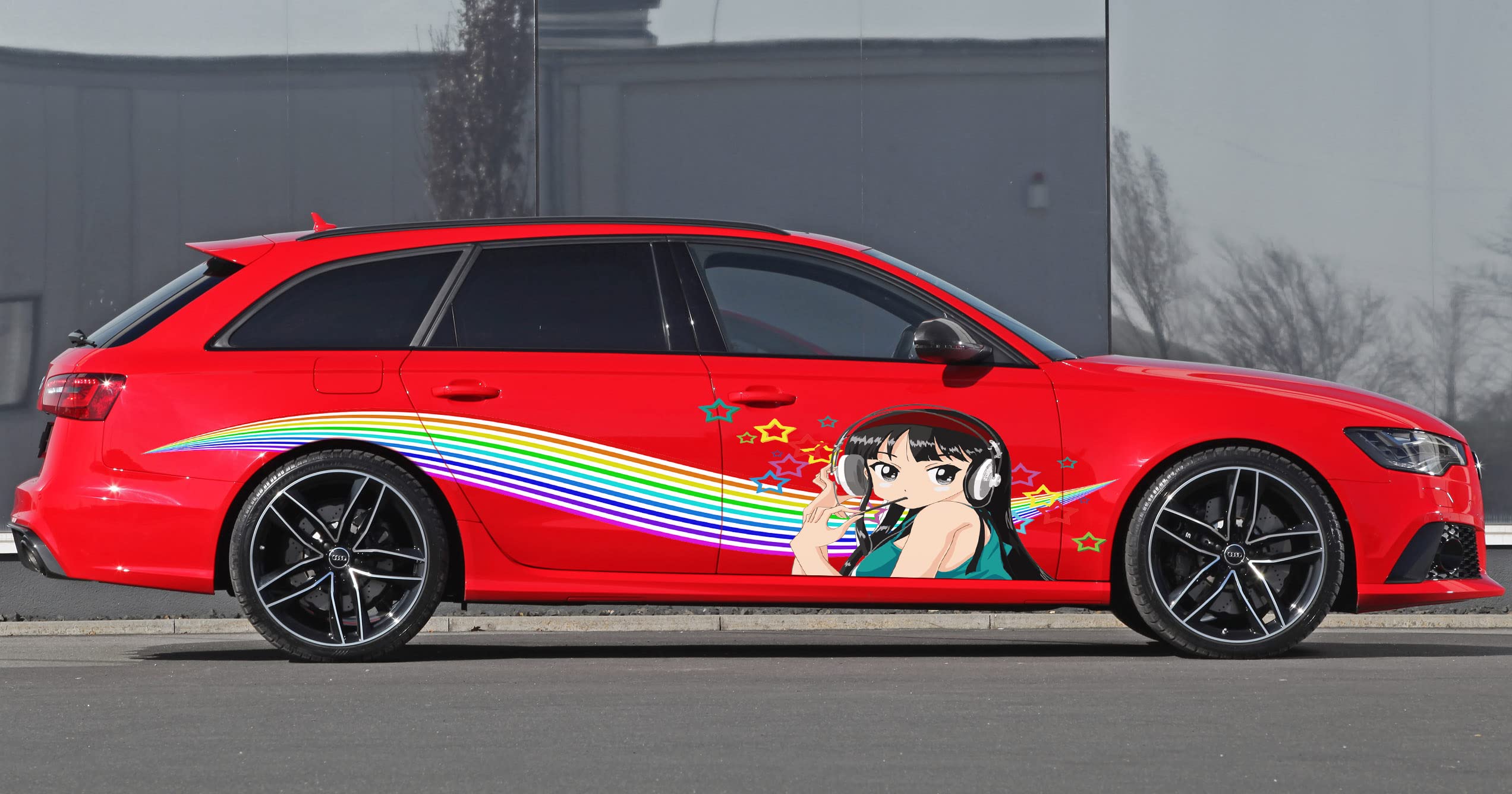 Buy VSgraphics llc Anime Girl Stickers for Cars, Anime Girls Stickers, Sexy Anime Girl Decals