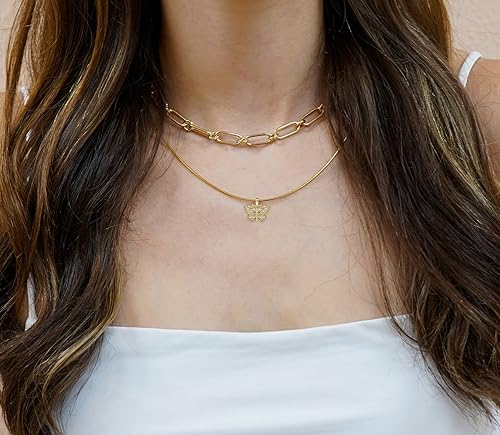 Miniatura 8 de Gold Butterfly Charm - 10 Karat Solid Gold - Butterly Pendant Jewelry (Style 1)