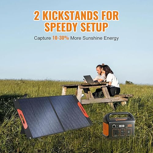 Miniatura 7 de Panel solar plegable de 100 W - Cargador para centrales eléctricas  Monocristalino 23.5% de alta eficiencia QC3.0 salida USB-AUSB-C  IP65
