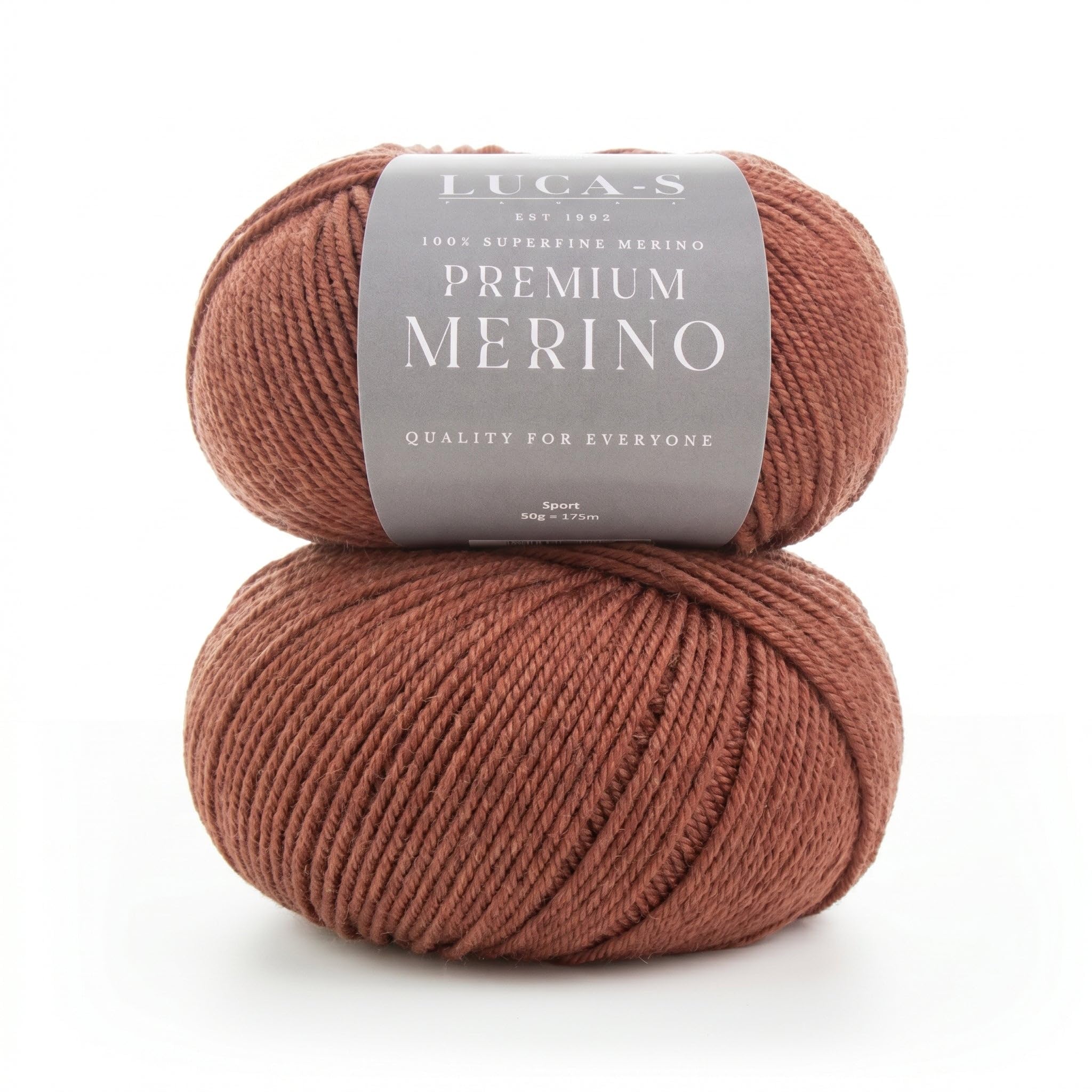 Premium Merino Yarn 4Ply Wool, Set of 2 Superwash Baby Merino - 100% Pure Extra Fine Merino Knitting Crochet Wools 50G Ball — image 1