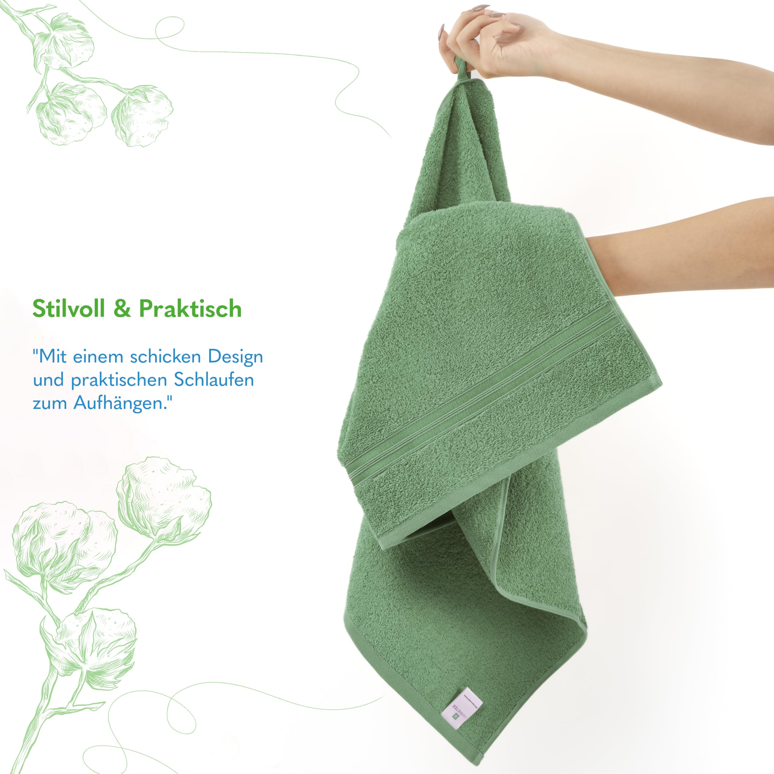 Hammetex Handtuch Set 6 teilig – Bild 5