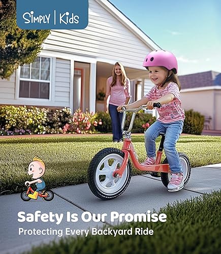 Miniatura 2 de Simply Kids Casco de bicicleta con calcomanías de bricolaje, certificado CPSC y CE, casco para niños pequeños para patineta, patinaje sobre ruedas