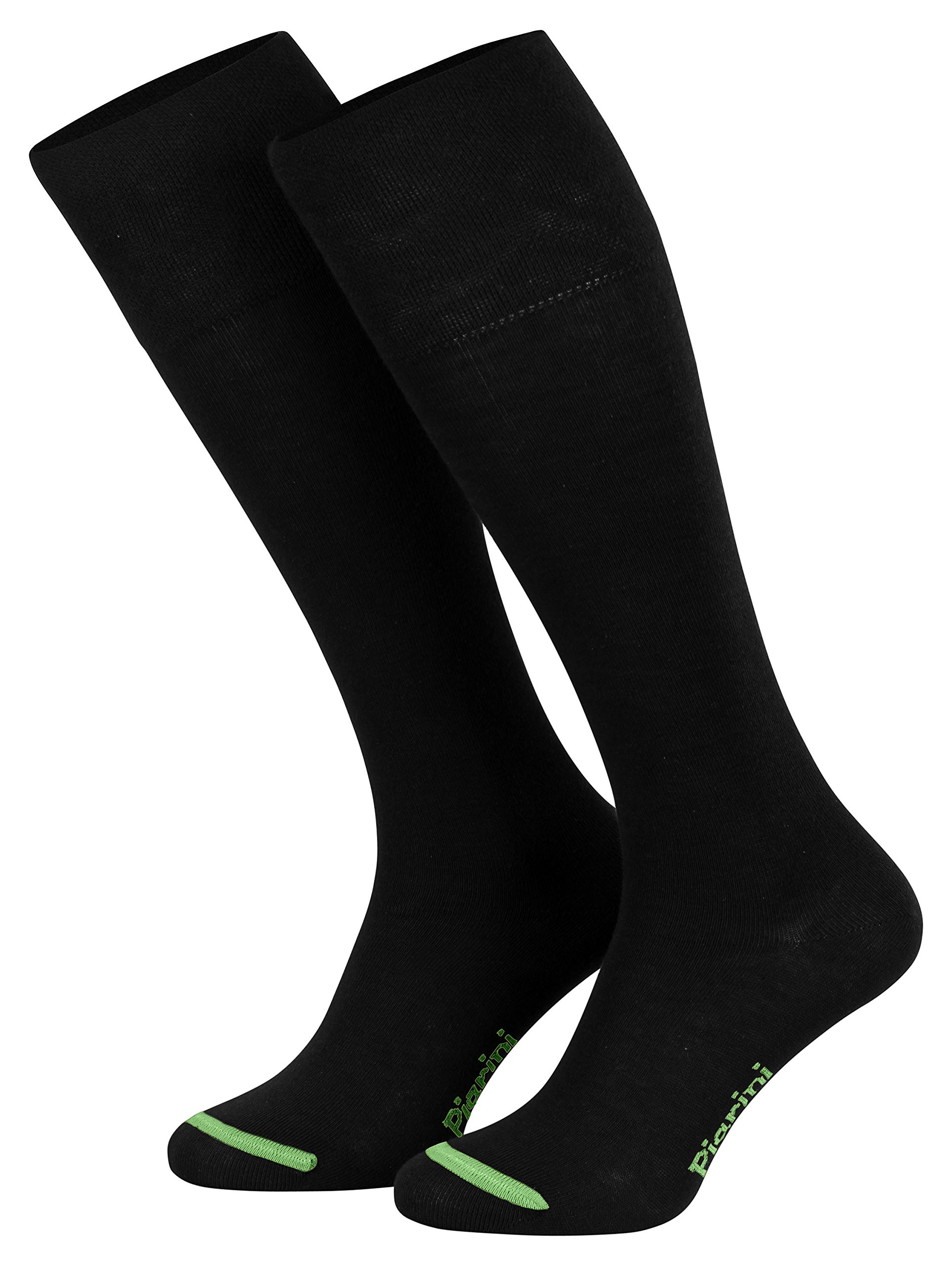 Piarini® - 4 Pares de calcetines largos de ejecutivo - Alto contenido en algodón - Con elastano - Sin elástico