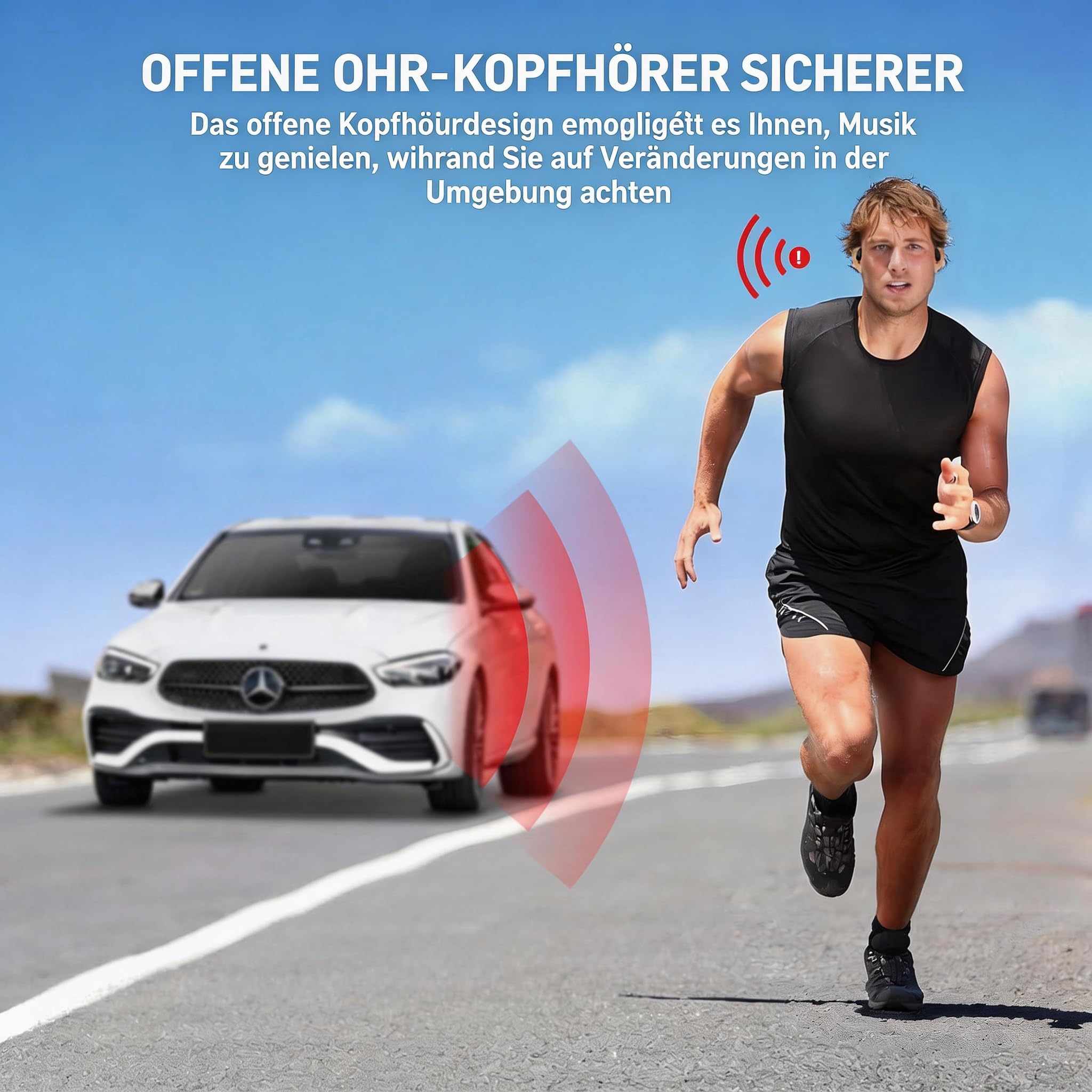Schwimmkopfhörer Bluetooth 5.4 mit 32 GB MP3-Speicher, IPX8 wasserdichte Knochenleitung Kopfhörer, Kabellos mit LED-Display für Schwimmen, Laufen, Radfahren und Fitness