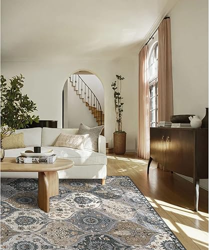 Vista 296 de Lahome - Alfombra de marroquí tejida, alfombra para cocina, pasillo, antideslizante, pasillo para entrada, pasillo de lavadero, dormitorio, 91 x 152