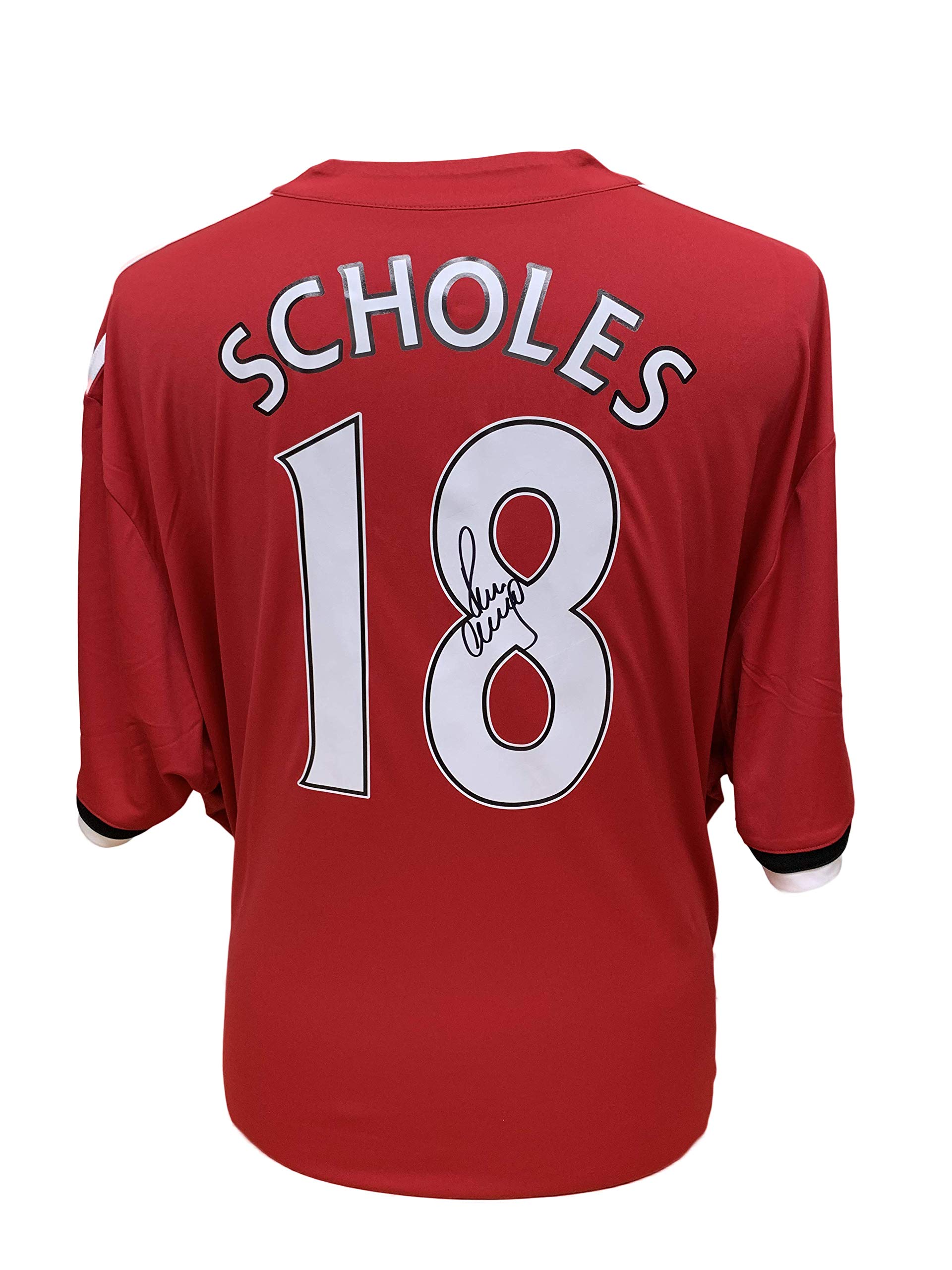 scholes signed shirt